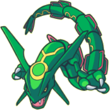 rayquaza from pokemon art academy